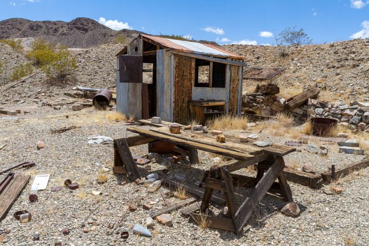 Lucky Turkey Arrastra and Blind Mule Placer Cabin