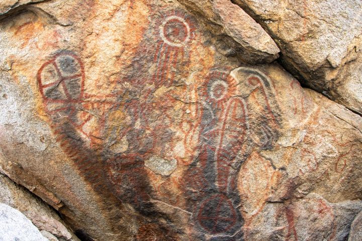 Burham Canyon Pictographs