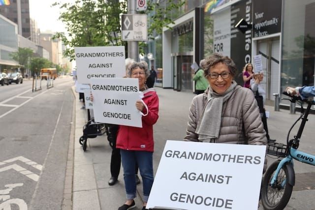 Grandmothers Against Genocide: Canadian grandmothers lead silent vigils for Gaza