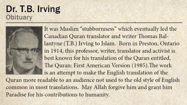 Lives Lived: Dr. Thomas Ballantyne Irving (1914–2002)