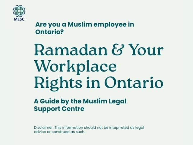 Ramadan and Your Rights in Ontario