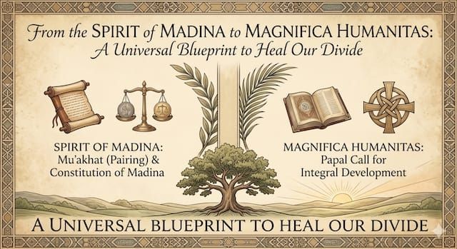 From the Spirit of Madina to Magnifica Humanitas: A Universal Blueprint to Heal Our Divide