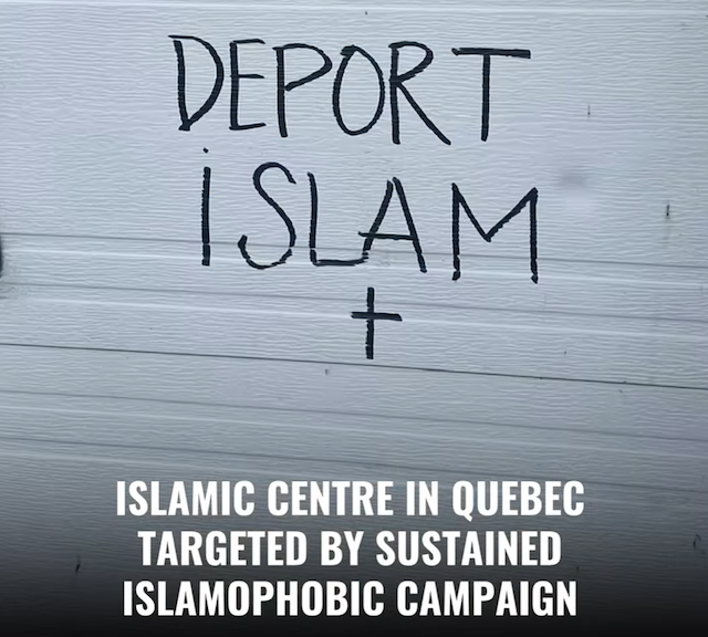 Repeated Anti-Muslim Vandalism and Intimidation Target Islamic Institutions in Quebec and Alberta