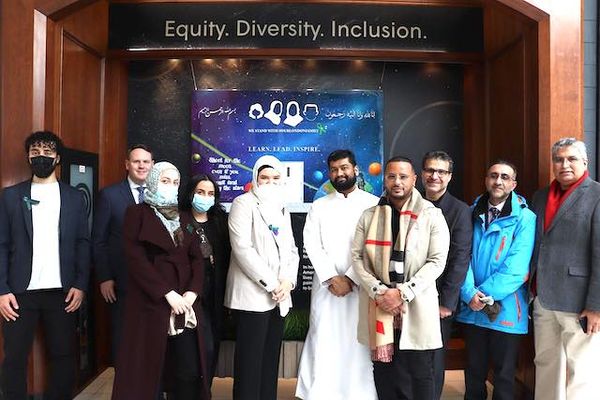 Mural unveiled in London mall in memory of the Afzaal family