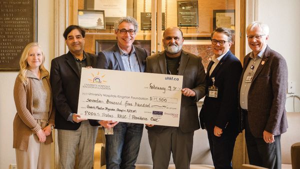 Life-Saving ultrasound technology boosted by $17,500 donation from the Queen’s Muslim Physician Group and NCCM