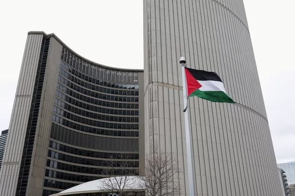 Historic Raising of the Palestinian Flag at Toronto City Hall, As Solidarity Spreads Across Canada