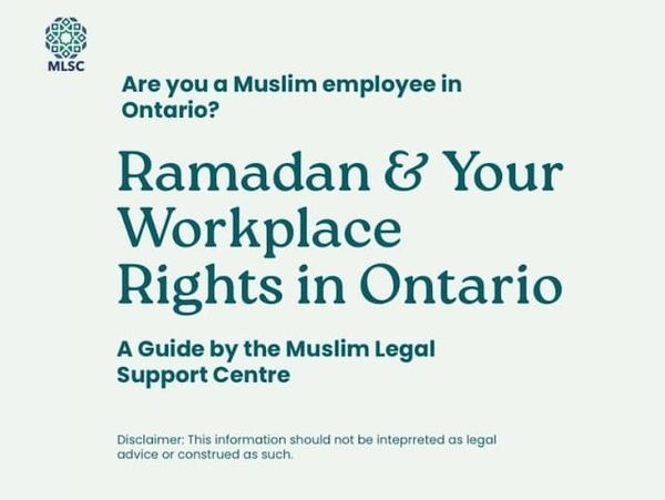 Ramadan and Your Rights in Ontario