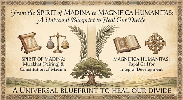 From the Spirit of Madina to Magnifica Humanitas: A Universal Blueprint to Heal Our Divide