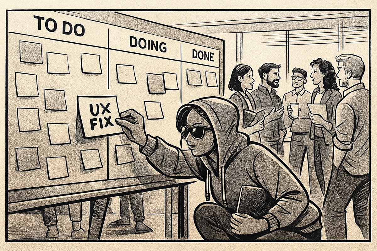 When “No Time to Iterate” Is the Norm: 5 Backdoor UX Tactics for Rigid Roadmaps