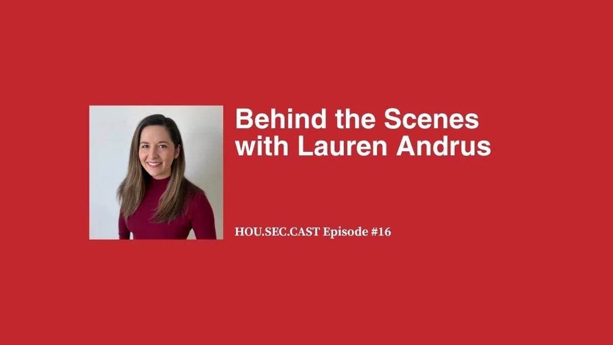 Behind the Scenes with Lauren Andrus