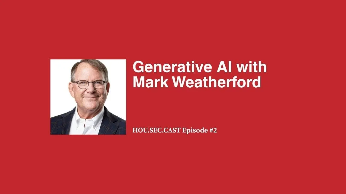 Generative AI with Mark Weatherford