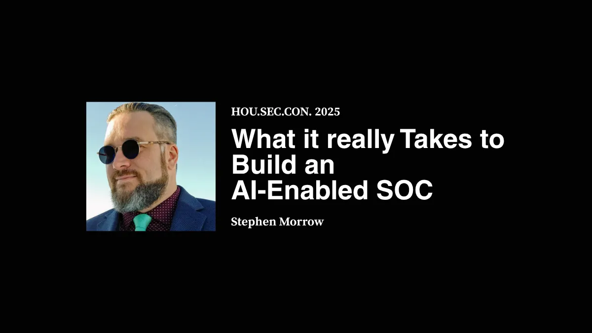 What it really Takes to Build an  AI-Enabled SOC