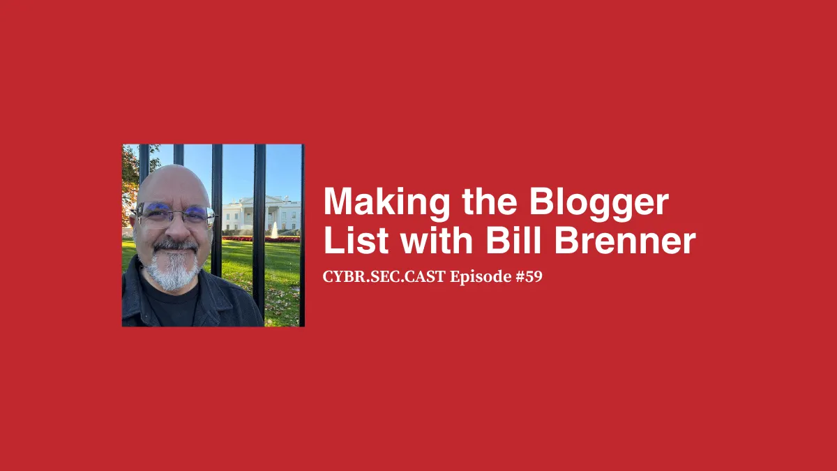 Making the Blogger List with Bill Brenner