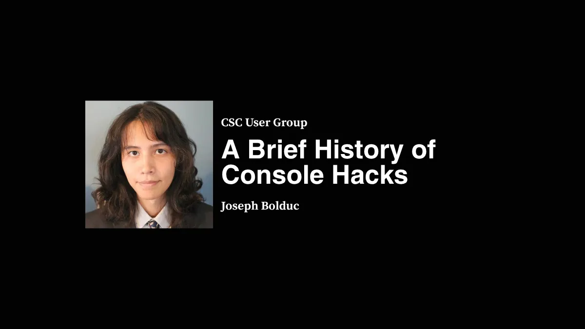 A Brief History of Console Hacks