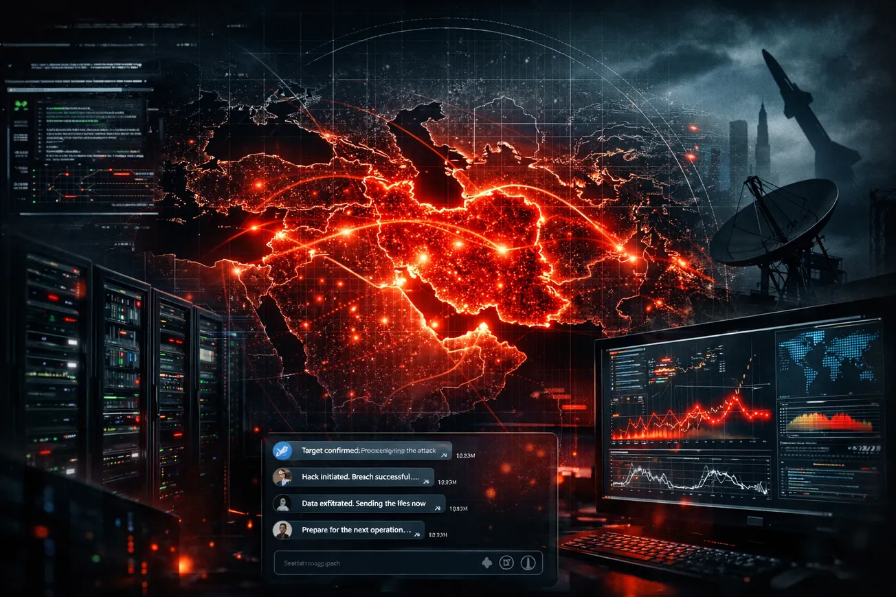 The War With Iran Is Now Being (Partially) Fought in Data Centers, Defense Networks, and Telegram Chats