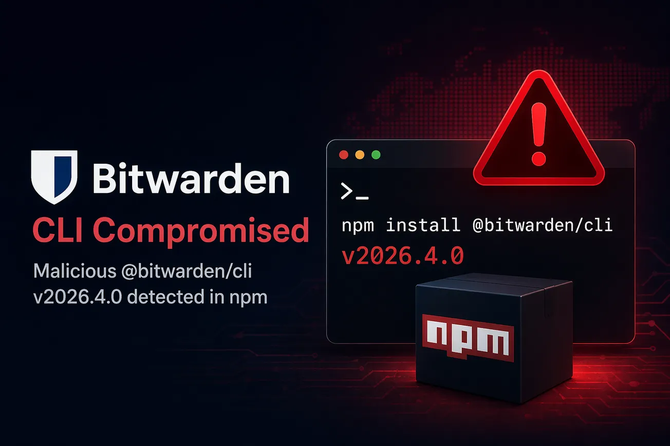 Bitwarden CLI Compromised in GitHub Actions Supply Chain Attack: What It Means For You