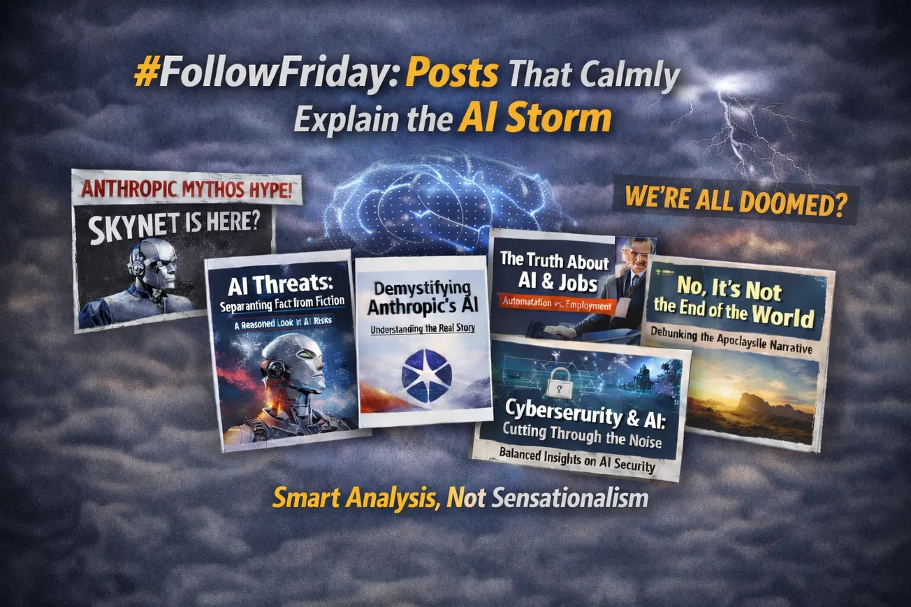#FollowFriday: Authors Who Entered the AI Storm And Chose Reason Over FUD