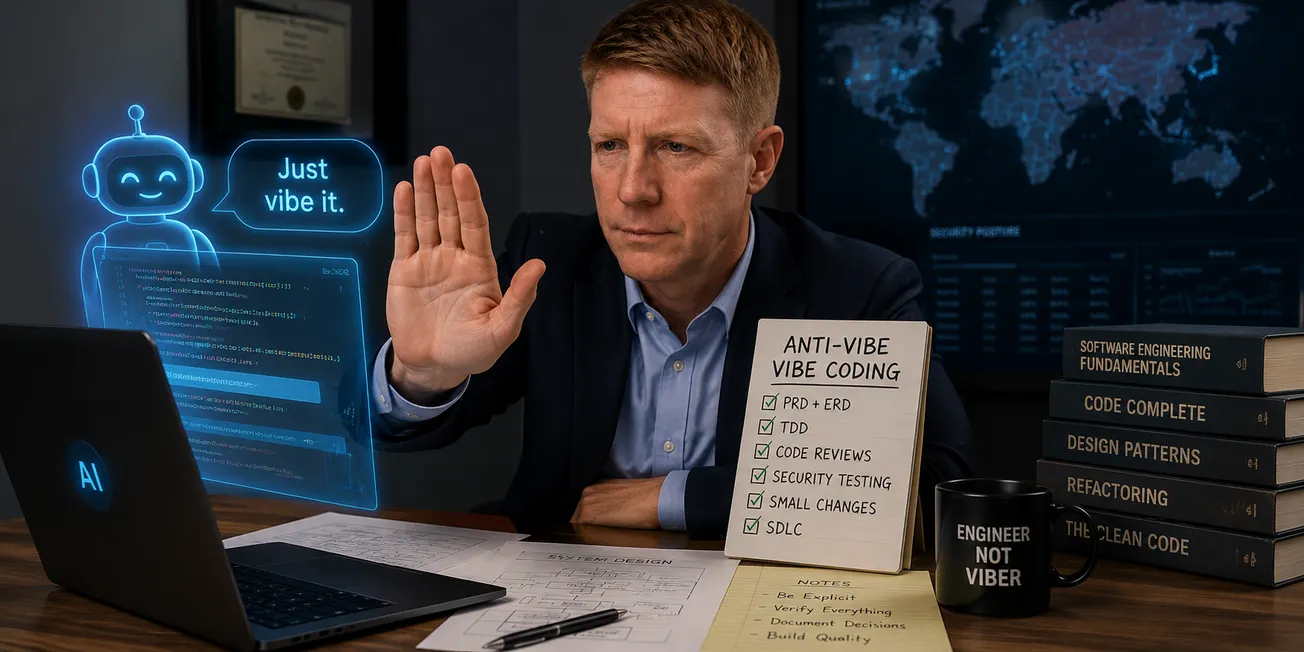 Anti-Vibe Vibe Coding: Why AI Agents Need the SDLC