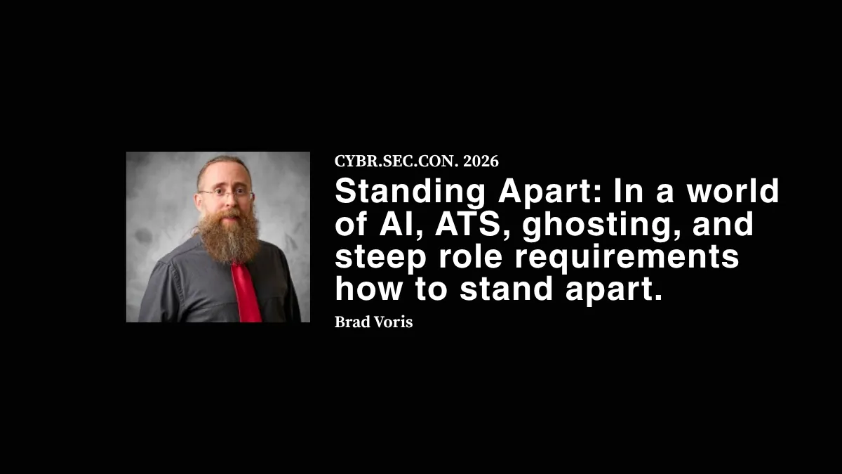 Standing Apart In a world of AI, ATS, ghosting, and steep role requirements how to stand apart - Brad Voris