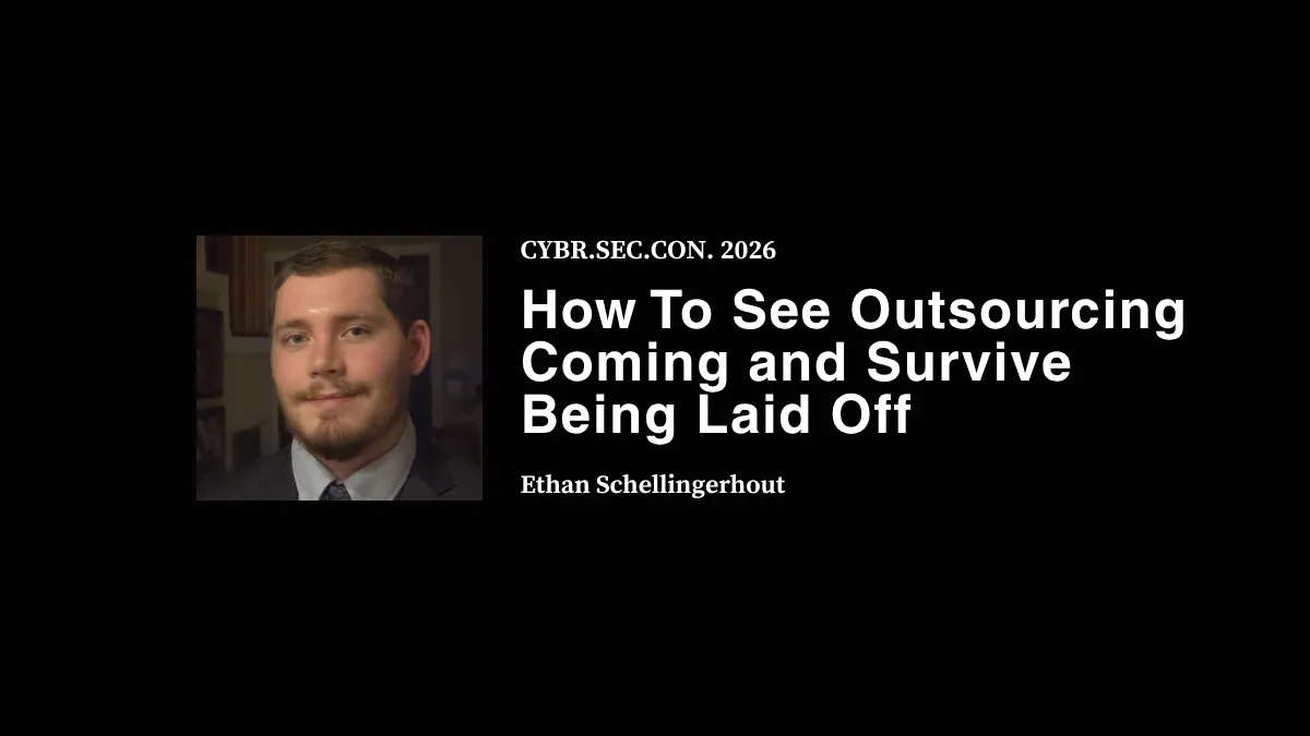 How To See Outsourcing Coming and Survive Being Laid Off - Ethan Schellingerhout