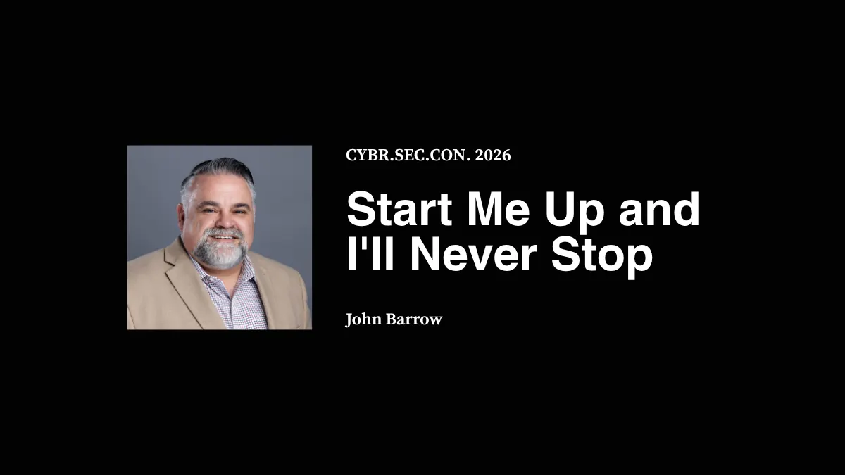Start Me Up and I'll Never Stop - John Barrow