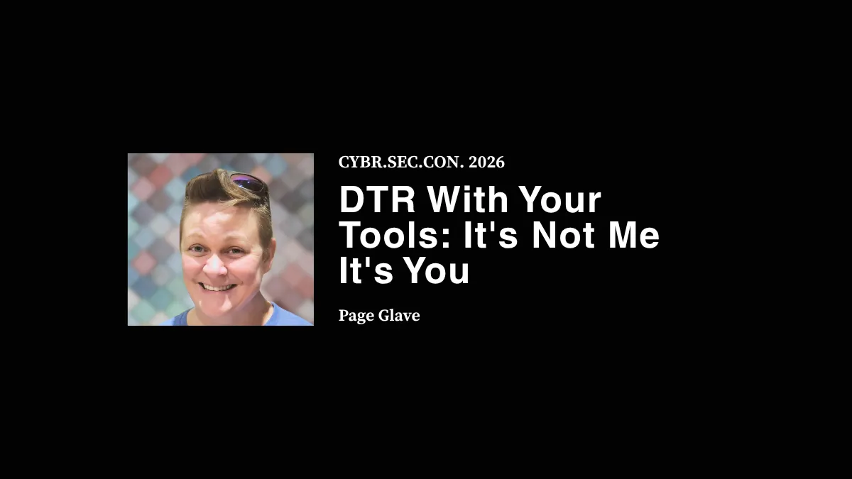 DTR With Your Tools: It's Not Me It's You - Page Glave