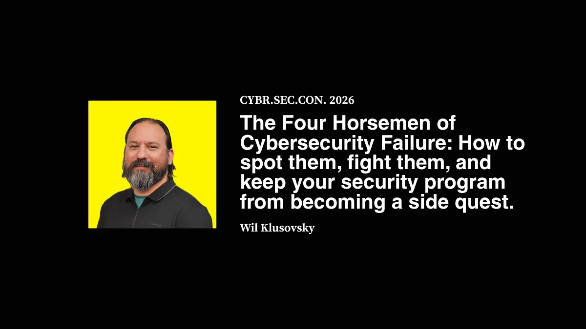 The Four Horsemen of Cybersecurity Failure: How to spot them, fight them, and keep your security program from becoming a side quest.