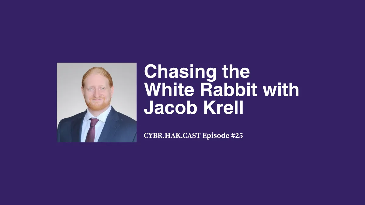 Chasing the White Rabbit with Jacob Krell
