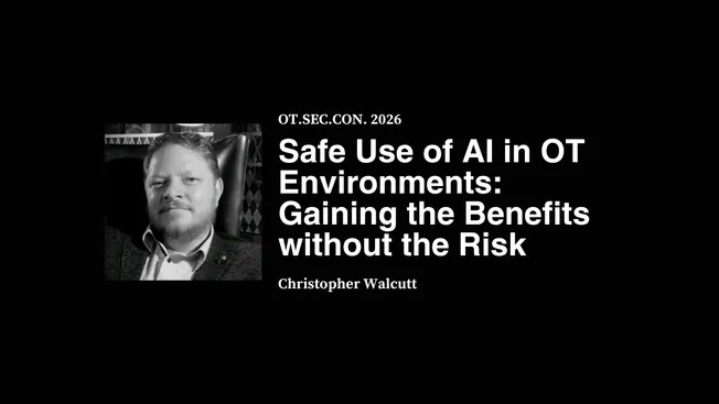 Safe Use of AI in OT Environments: Gaining the Benefits without the Risk