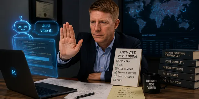 Anti-Vibe Vibe Coding: Why AI Agents Need the SDLC