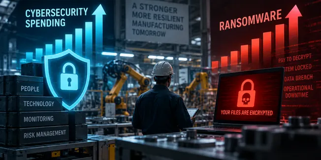 Manufacturing Cybersecurity Spending Is Up. So Is Ransomware