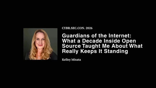 Guardians of the Internet: What a Decade Inside Open Source Taught Me About What Really Keeps It Standing - Kelley Misata