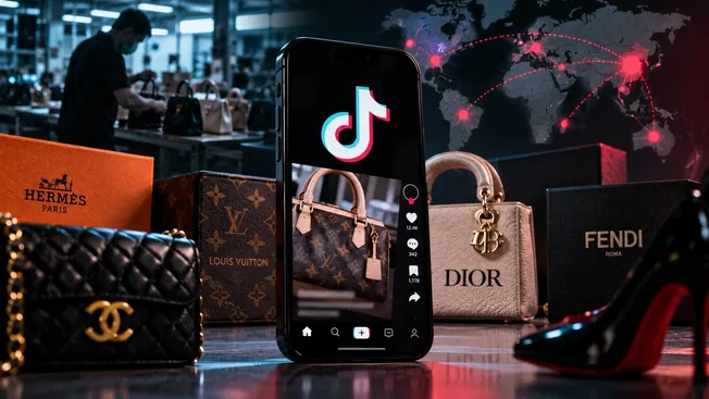 TikTok's Luxury Counterfeit Networks Expose a Massive Detection Blind Spot