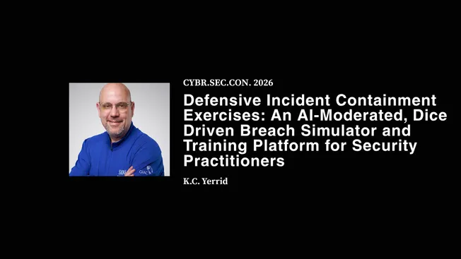 Defensive Incident Containment Exercises:  An AI-Moderated, Dice Driven Breach Simulator and Training Platform for Security Practitioners