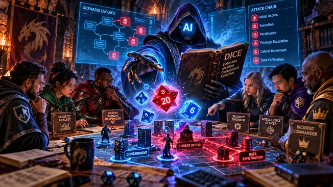 AI-Powered DICE Turns Cybersecurity Tabletop Exercises Into Interactive Incident Response Training