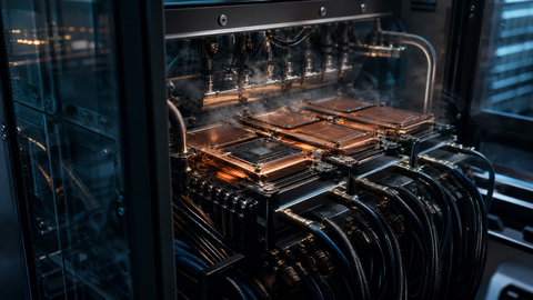 Advanced computing hardware in a heat- and power-constrained environment, reflecting thermodynamic chips as a possible answer to AI’s energy bottleneck