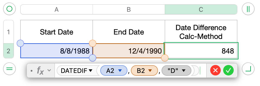 The “calc-method” argument. 1 of 6 pre-defined choices are available