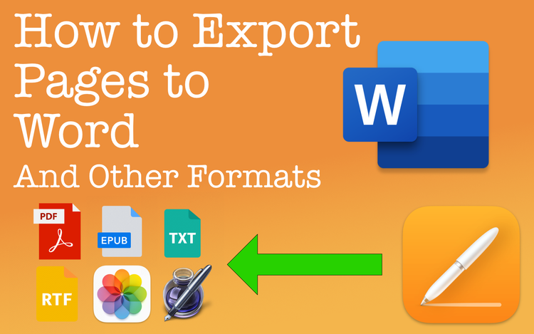 Export Pages Documents to Word and Other File Formats