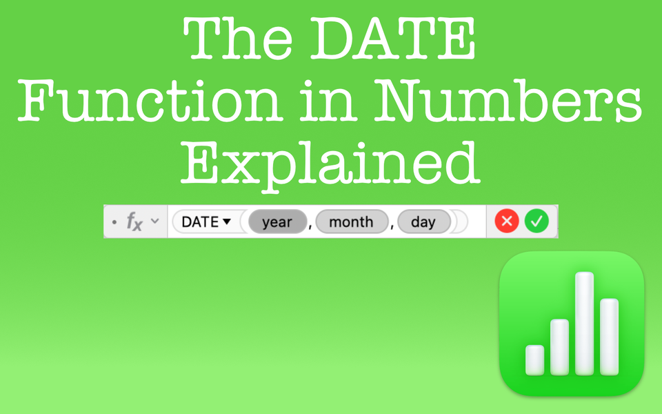 The DATE Function in Apple Numbers Explained
