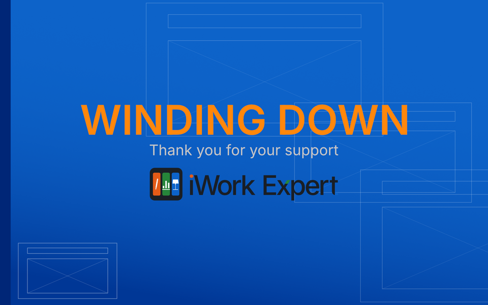 iWork Expert Is Winding Down