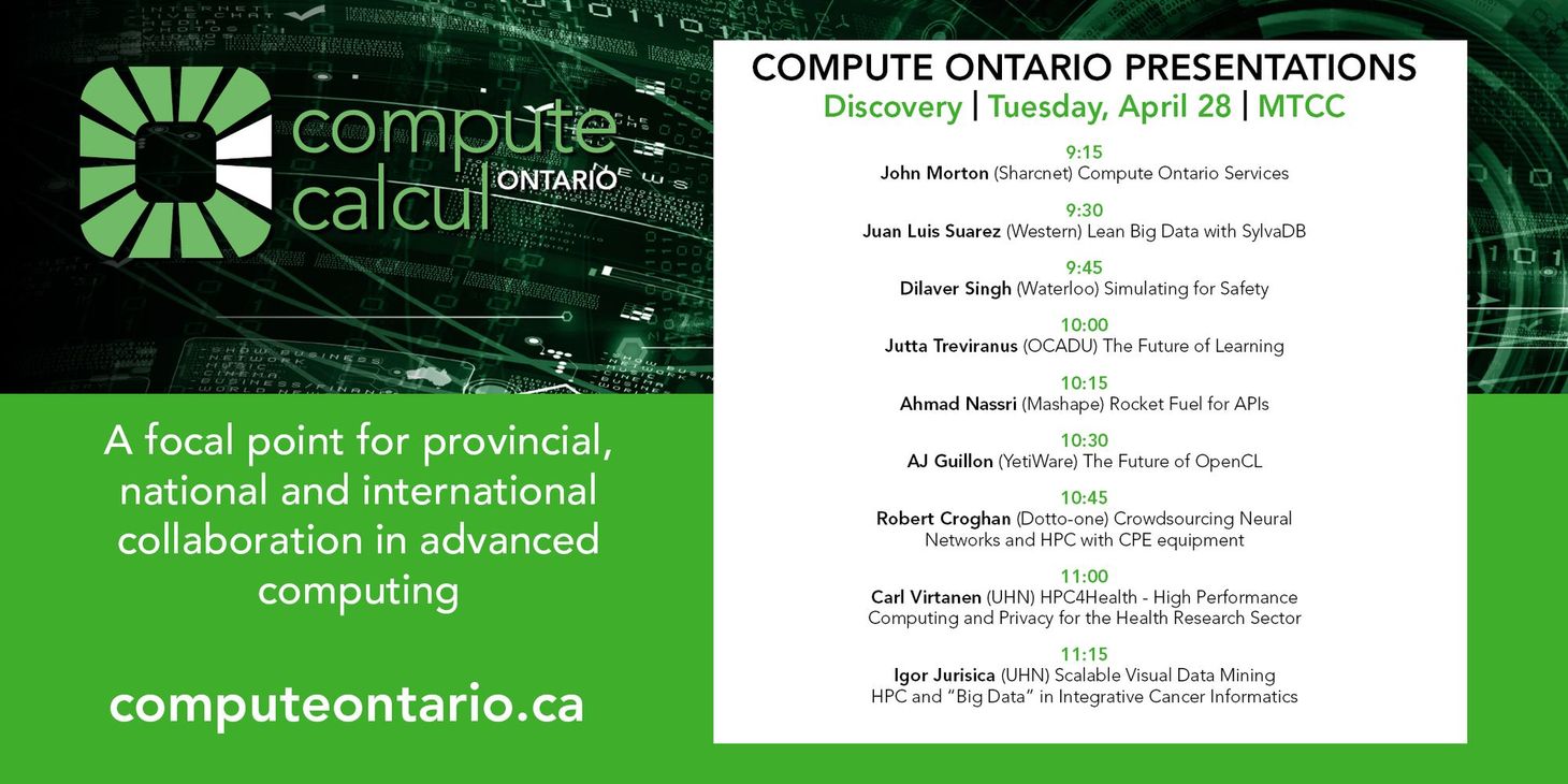 Discovery 2015: Ontario Centres of Excellence