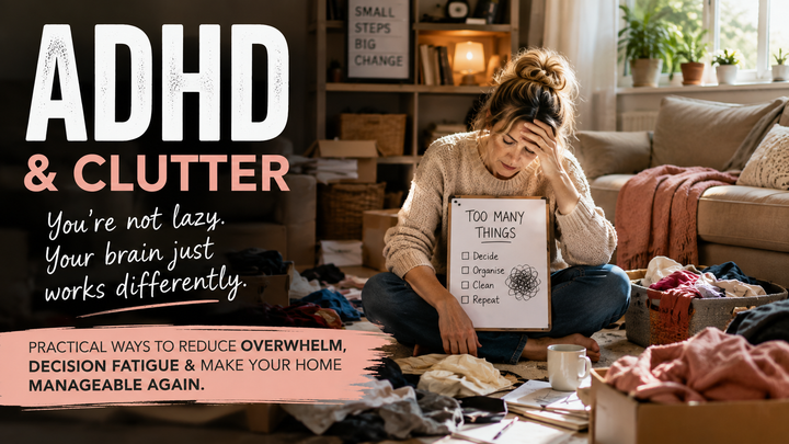 Decluttering When You Have ADHD: Why Your Home Becomes Overwhelming - and Where to Start