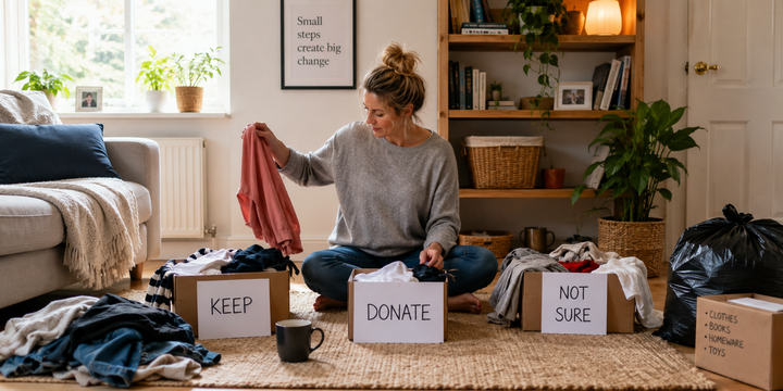 How to Start Decluttering When You Feel Completely Overwhelmed
