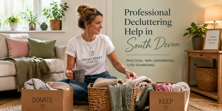 Decluttering Help in South Devon: What Actually Happens During a Home Reset?
