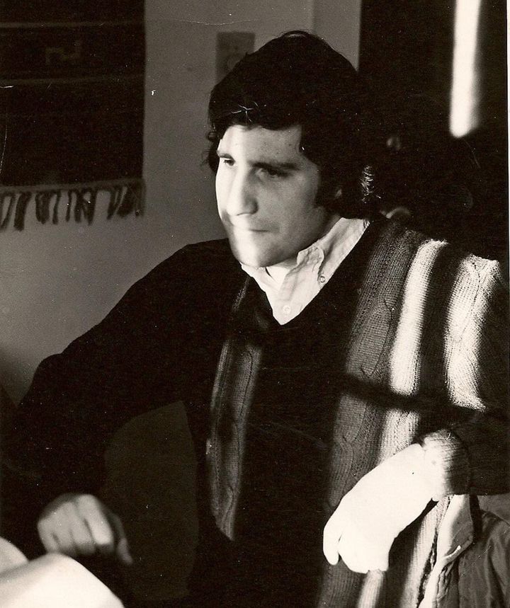 Not all lessons are written in books. Photo of author as college freshman 