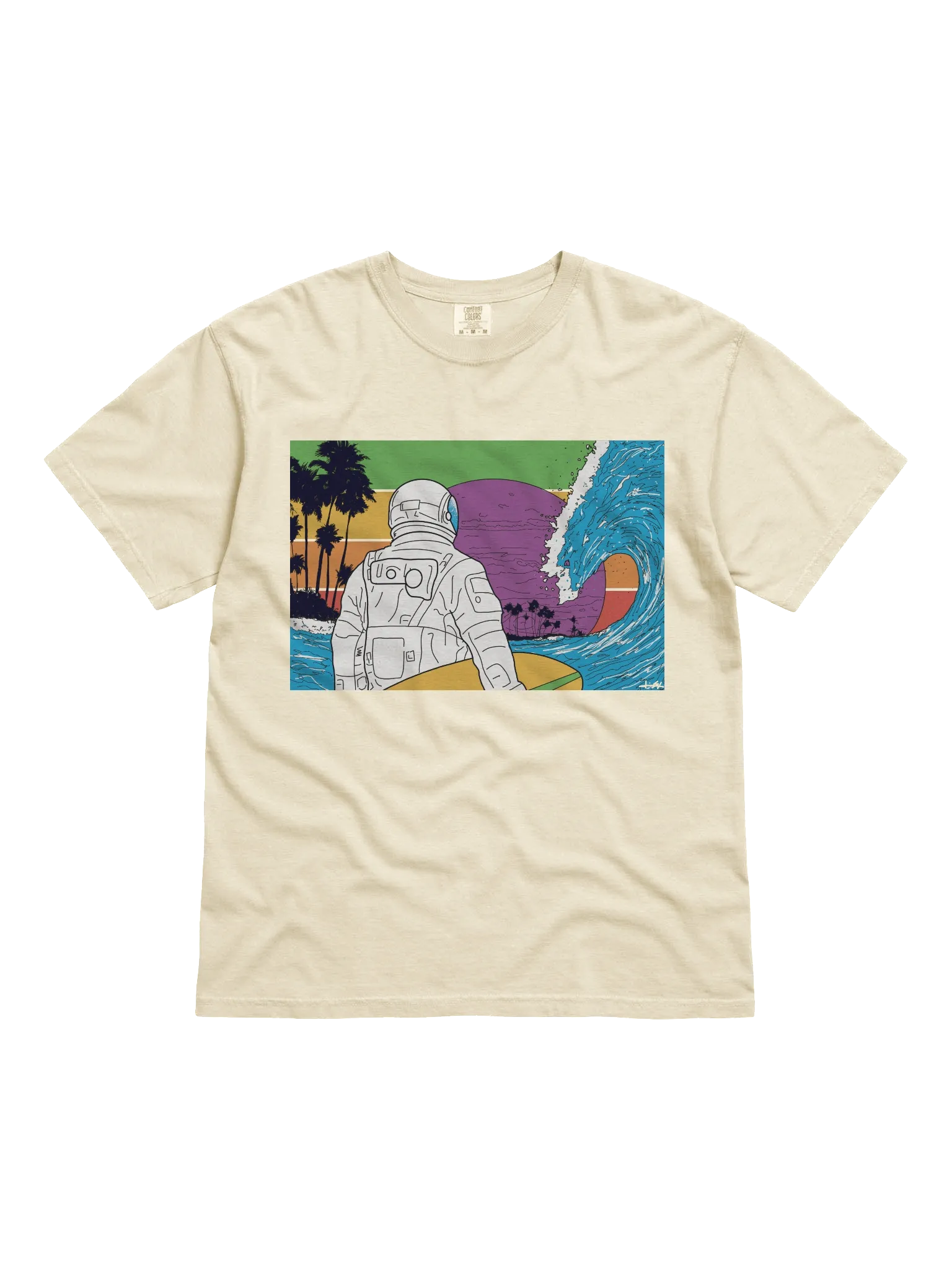 Learning to Ride the Waves of the Future tee