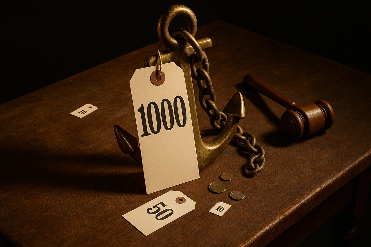 Anchoring: The First Number Always Wins