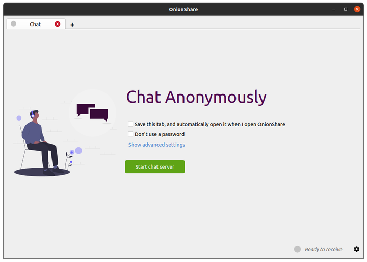 OnionShare 2.3 adds tabs, anonymous chat, better command line support, and quite a bit more