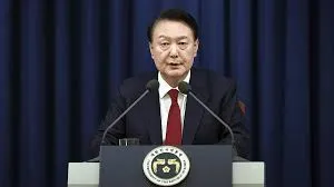 韓國國會10日通過要求迅速逮捕總統尹錫悅的決議案