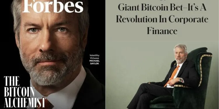 Michael Saylor 登《福布斯》封面，被譽為「比特幣煉金術士」